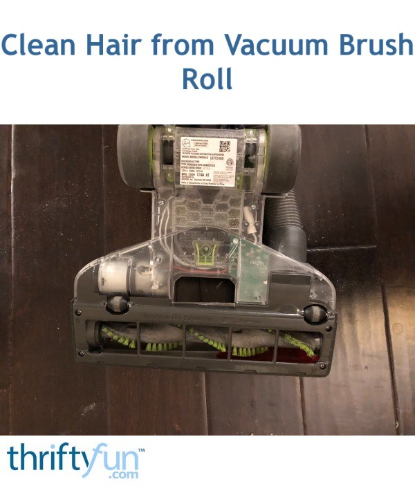 Clean Hair from Vacuum Brush Roll ThriftyFun