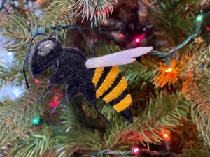 Felt Killer Hornet Ornament