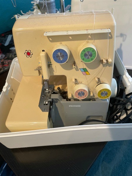 A Nelco sewing machine.