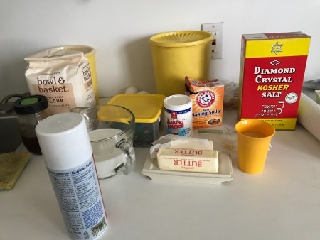 Ingredients for Lemon Blueberry Sheet Pancakes