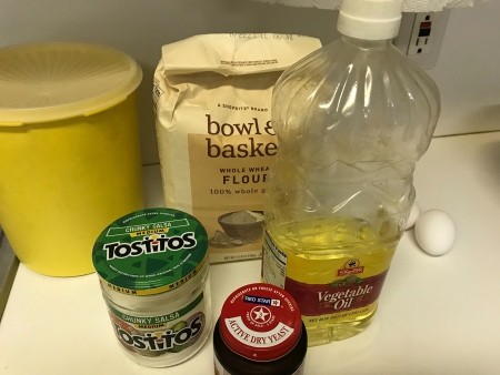 Ingredients for Make Ahead Raised Waffles