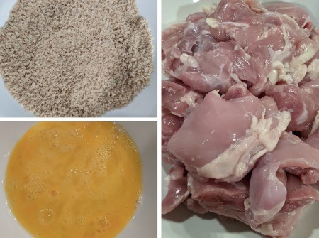 Ingredients for Panko Baked Chicken