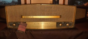 A Philco phonograph system.
