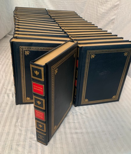 Collection of encyclopedias.
