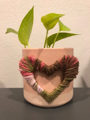 Yarn Heart Decoration