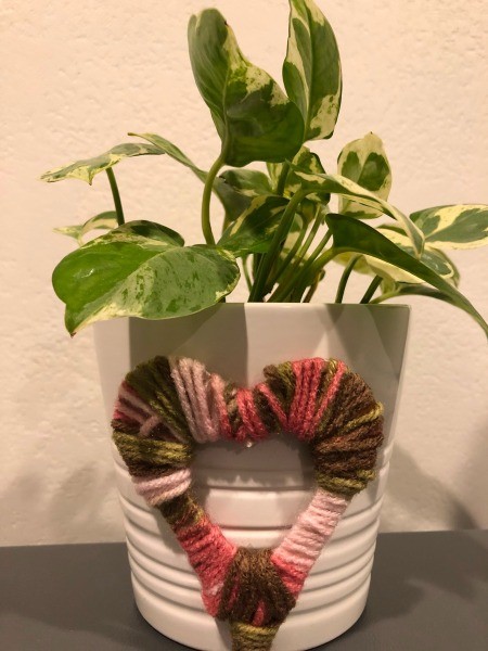 Yarn Heart Decoration