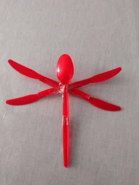 Attaching the body to the wings.