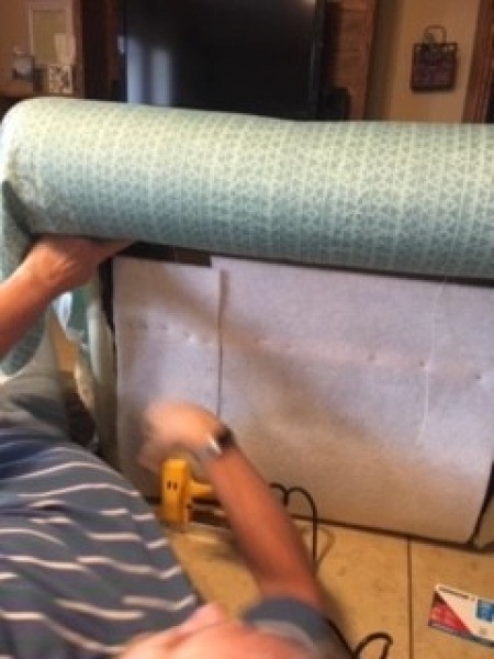 Adding padding to the furniture.