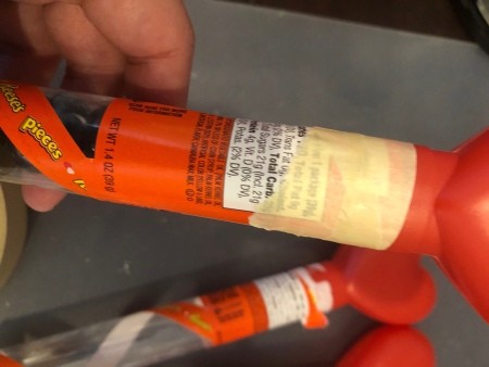 Tape the containers closed.