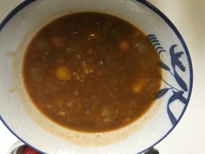 A bowl of Lentil Soup