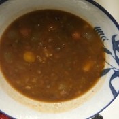A bowl of Lentil Soup