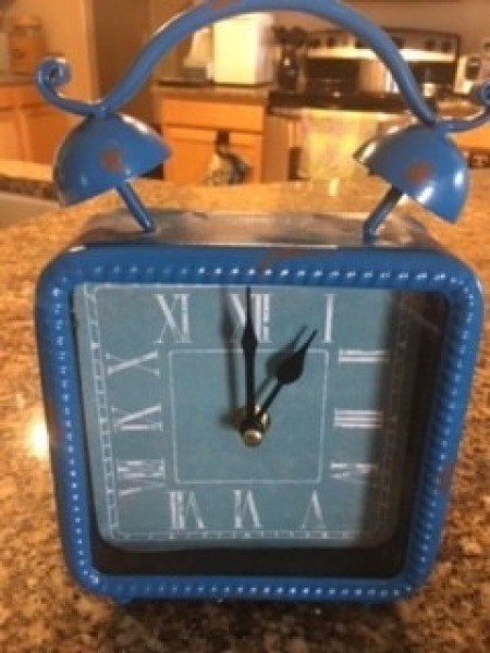An old decorative clock.