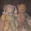 Two old stuffed bears.