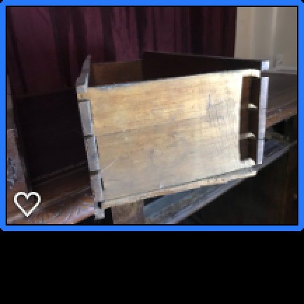 The construction of a wooden drawer.