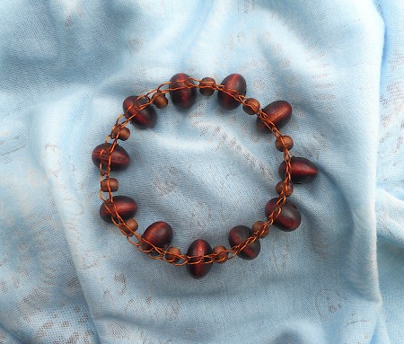 The completed bangle.