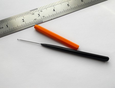 How to Make a Thin Crochet Hook - hook and cap