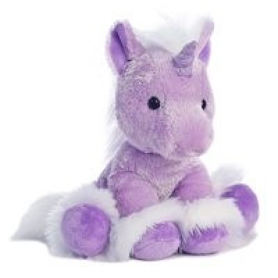 A small stuffed unicorn.