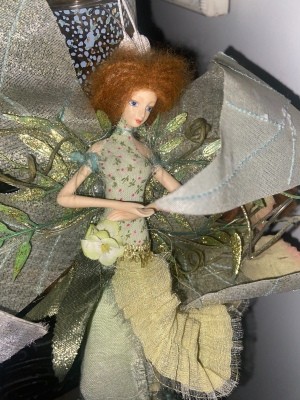 Possible Florence Maranuk Dolls? - fairy doll wearing green