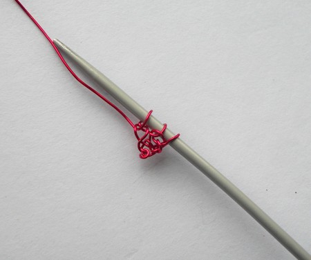 Continuing the heart pattern.