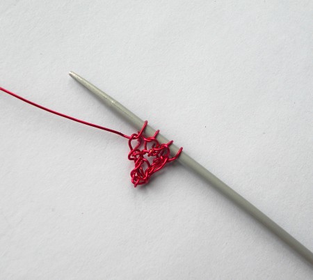 Continuing the heart pattern.