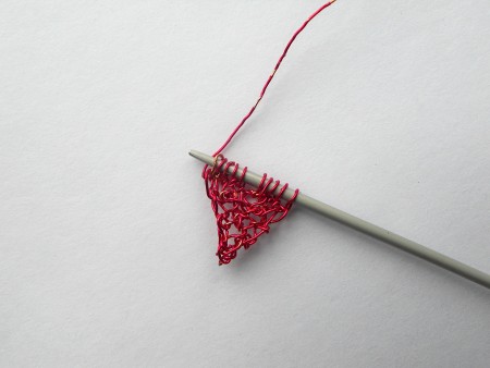 Continuing the heart pattern.