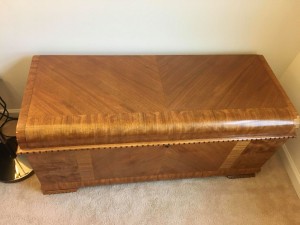 A cedar chest by Lane.