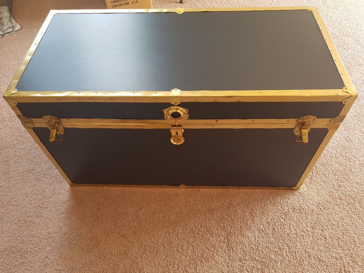 Large Vintage Storage Trunk Worth ThriftyFun