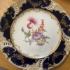 An ornate china plate.