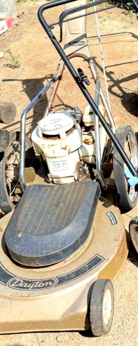 An old Dayton lawn mower.