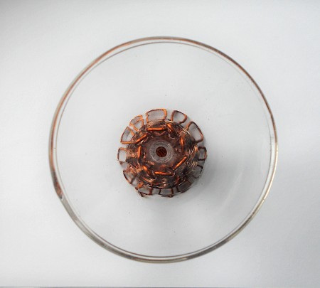 The view from the top of the funnel bud vase.