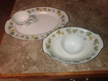 A few pieces of fine china.