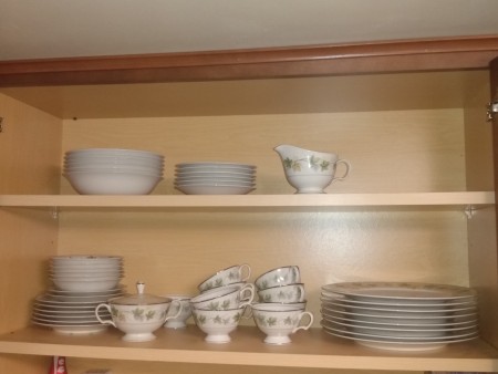 A collection of fine china.