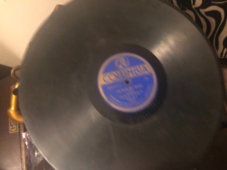An old Columbia vinyl record.