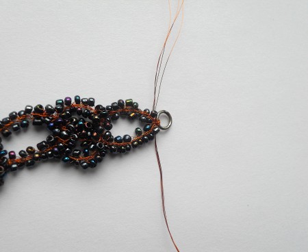 attaching clasp ring to bracelet, twist