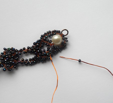 adding seed beads