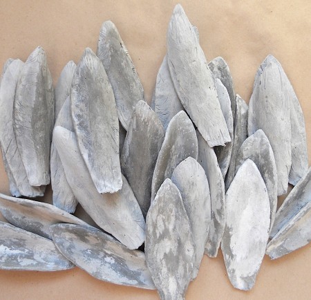 Flower Pot from Cement and Old Jeans