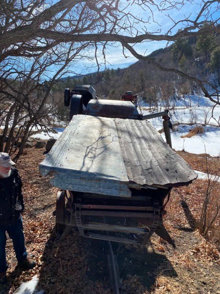 A back view of the equipment.