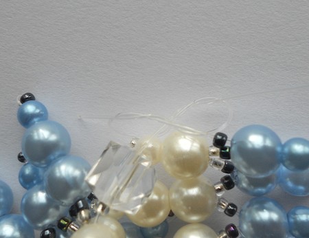 Adding a finishing bead on the end.