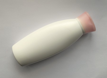 An old plastic shampoo bottle.