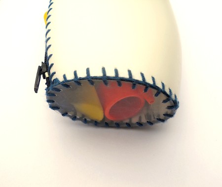 The completed zipper bag.