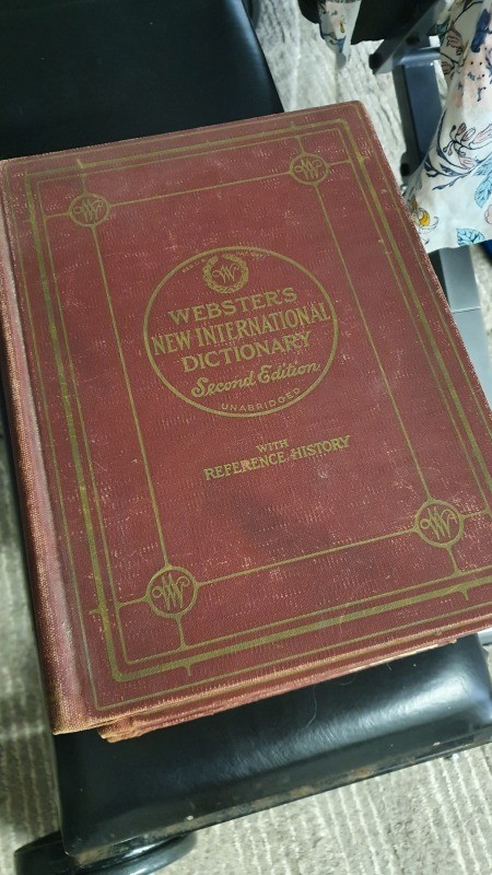 An old dictionary.
