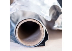 A roll of aluminum foil
