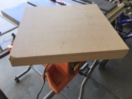 Constructing a custom made jewelry box.