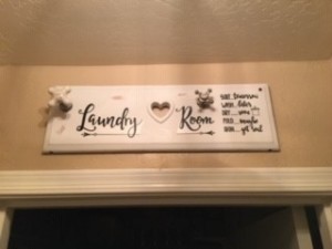 A Keepsake Laundry Room Sign