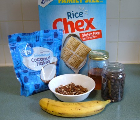 Ingredients for Flourless Banana Cookies (GF)