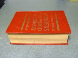 Using a thick book for step exercises