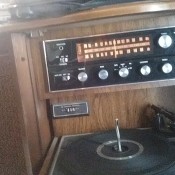 A magnavox stereo cabinet?