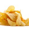 A pile of potato chips.