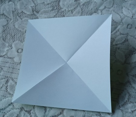 Unfolding the paper.