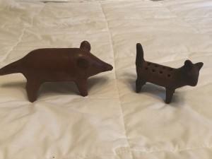 Two animal figurines
